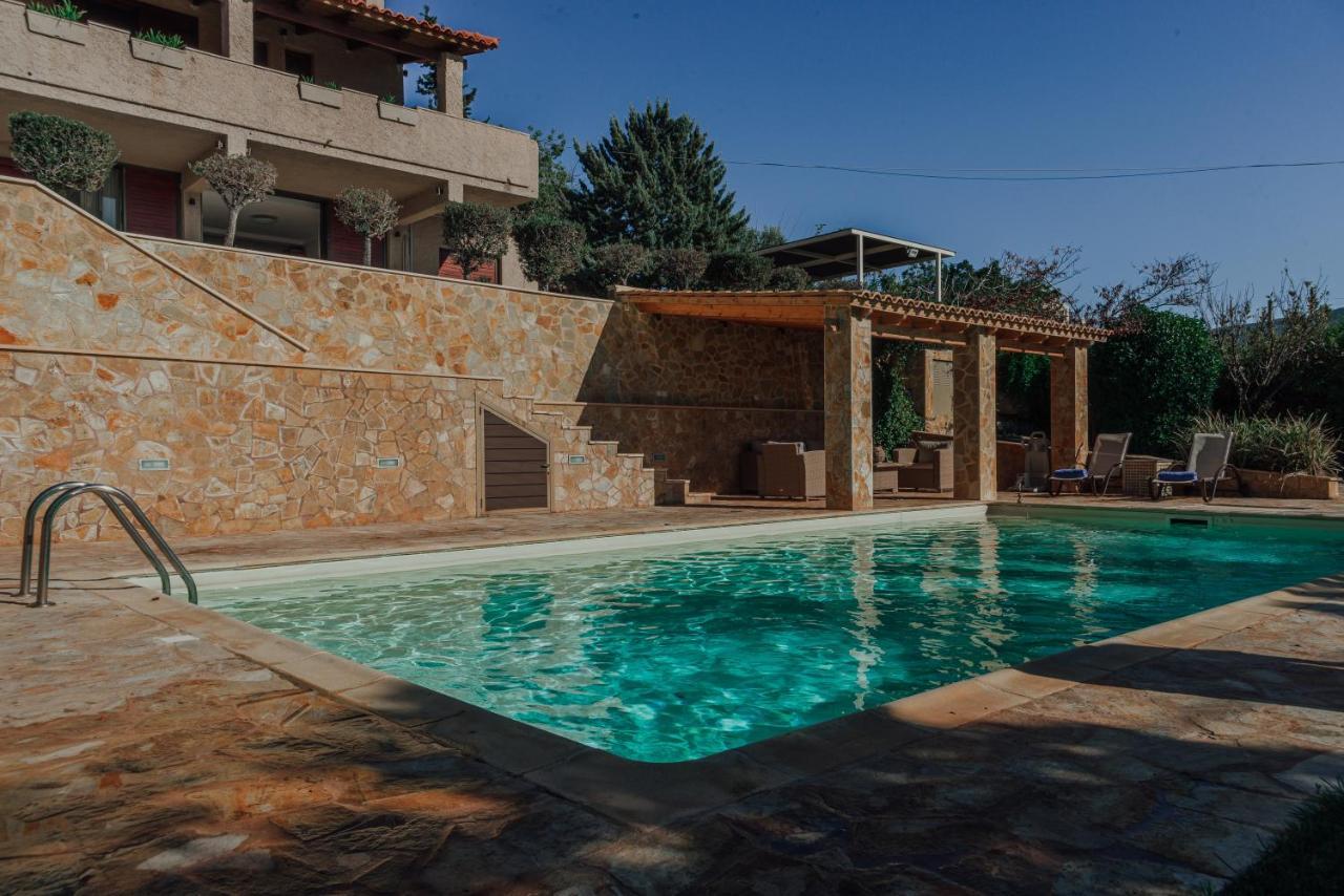 Pool And Sea View Apartments Agia Marina  Exterior photo